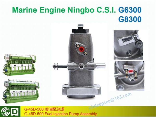 G6300 G8300 Engine G-45D-500 Fuel Injection Pump Assembly